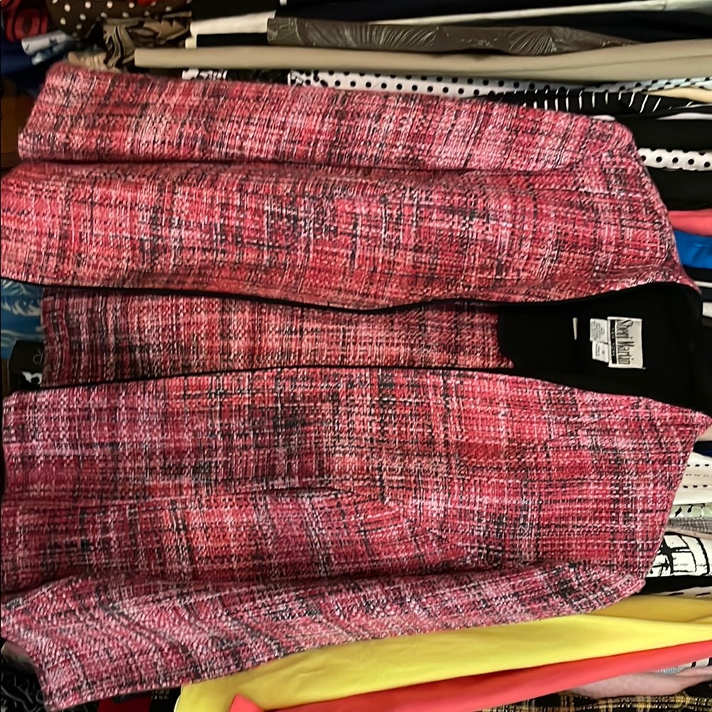 Women's Pink Tweed Jacket